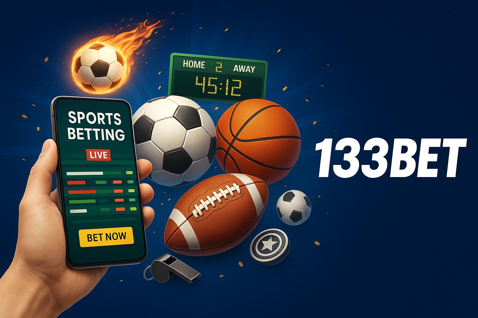 Aposte em apostas esportivas no cassino online 133BET